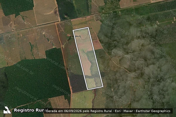 Imagem de satélite de LOTE 50 - GLEBA CAPITÃO SILVIO FIGURA 01 - SETOR 02 - Parte 1 em Porto Velho - RO