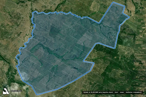 Imagem de satélite de FAZENDA PIUAÍ - Parte 3 em Lagarto - SE