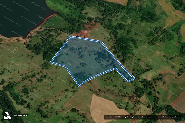 Imagem de satélite de Lote 84 Gleba 43-DV - Gleba Lote 84-A em Cruzeiro do Iguaçu - PR