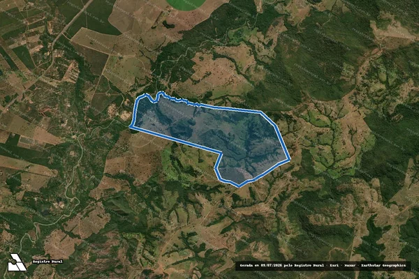 Imagem de satélite de Fazenda Arco Iris - Parte 1 em Poxoréu - MT