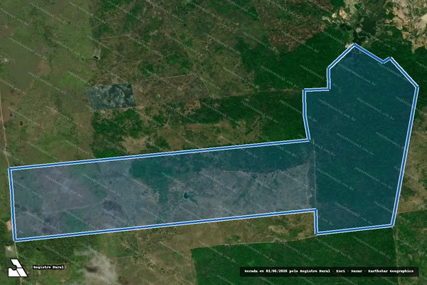 Imagem de satélite de FAZENDA FAVORITA AGROPECUARIA II - Parte 1 em Centro Novo do Maranhão - MA