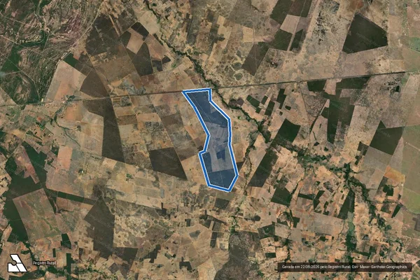 Imagem de satélite de Fazenda Amazonas - Parte 1 em Iuiu - BA