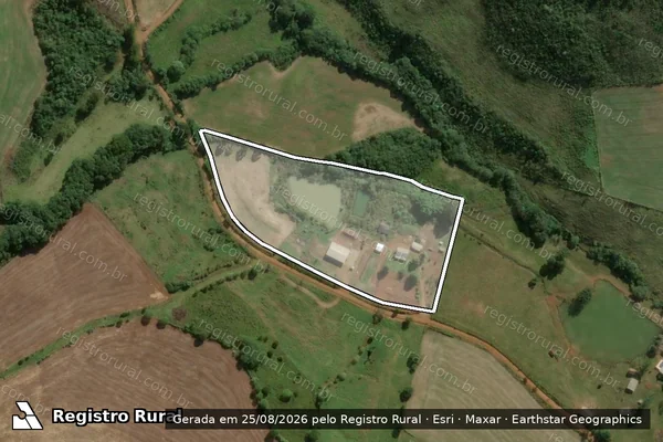 Imagem de satélite de SITIO DESANTI - SITIO DESANTI - GLEBA B em Vargeão - SC