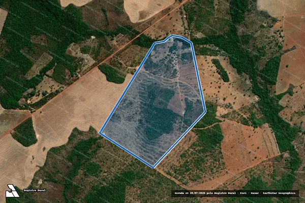 Imagem de satélite de Lote 06 Loteamento Poção - Parte 1 em Ipueiras - TO
