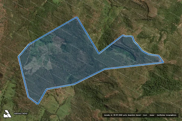 Imagem de satélite de Fazenda Água Boa, Parte do Lote 13, Loteamento Pindorama, Gleba 1 - Parte 1 em Pindorama do Tocantins - TO