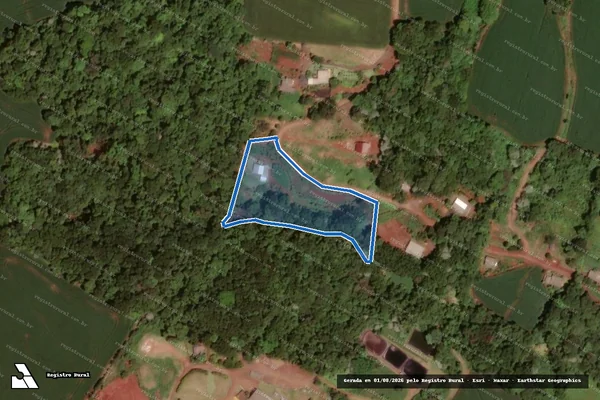 Imagem de satélite de LOTE RURAL N 41-A DA GLEBA 14-DV - LOTE RURAL N 41-A DA GLEBA 14-DV em Dois Vizinhos - PR