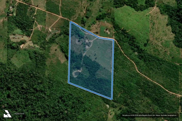 Imagem de satélite de SÍTIO BOM JESUS - PARCELA 02 em Parauapebas - PA
