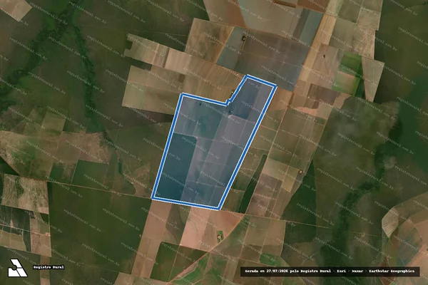 Imagem de satélite de FAZENDA 02 DE AGOSTO / FAZENDA 02 DE AGOSTO em Diamantino - MT