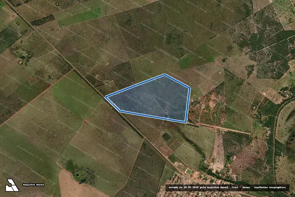 Imagem de satélite de Lote ? 39A P.A Pontal - Lote ? 39A P.A Pontal em Nova Nazaré - MT