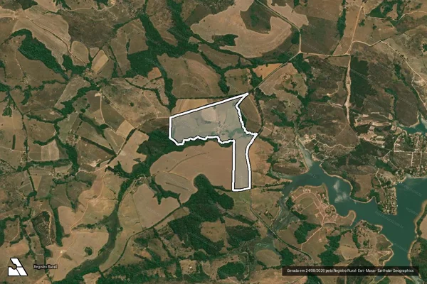Imagem de satélite de Tamanduá - Parte 2 em Itutinga - MG