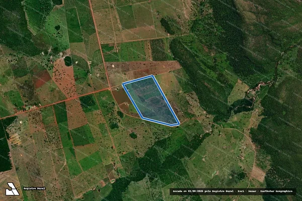 Imagem de satélite de P. A. GUAPORÉ – LOTE 64 / LOTE64