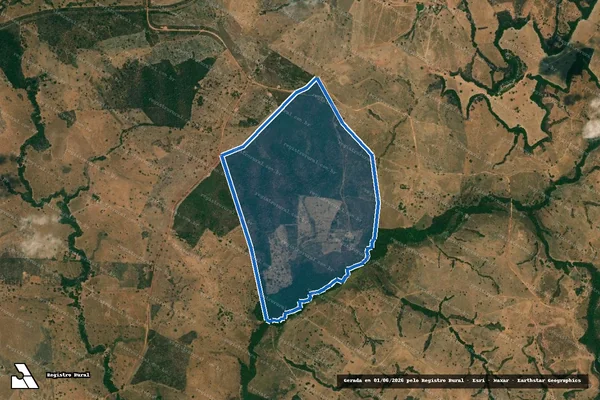Imagem de satélite de FAZENDA BARRIGUDA - 001 em Miracema do Tocantins - TO