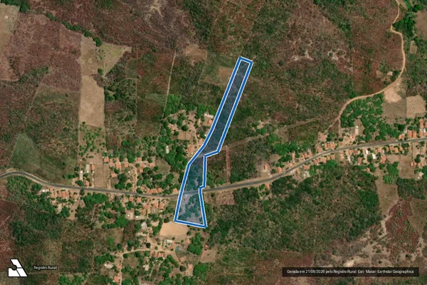 Imagem de satélite de CIPO DATA: CARCANDAS - Parte 2 em Lagoa de São Francisco - PI
