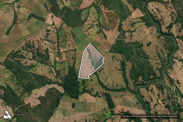 Imagem de satélite de Fazenda Vô Luiz - Parte 1 em Santa Cruz de Goiás - GO