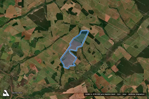 Imagem de satélite de Fazenda Junqueira - Fazenda Junqueira ? Gleba A em Nova Andradina - MS