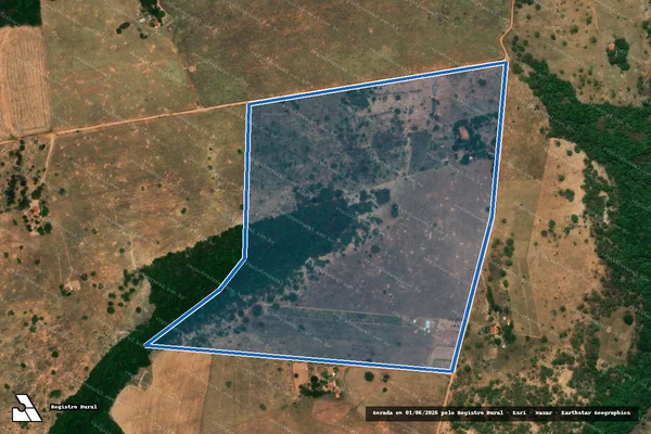 Imagem de satélite de Lote ? 18 - Projeto de Assentamento Cachoeira Bonita - Lote ? 18 - Projeto de Assentamento Cachoeira Bonita em Caiapônia - GO