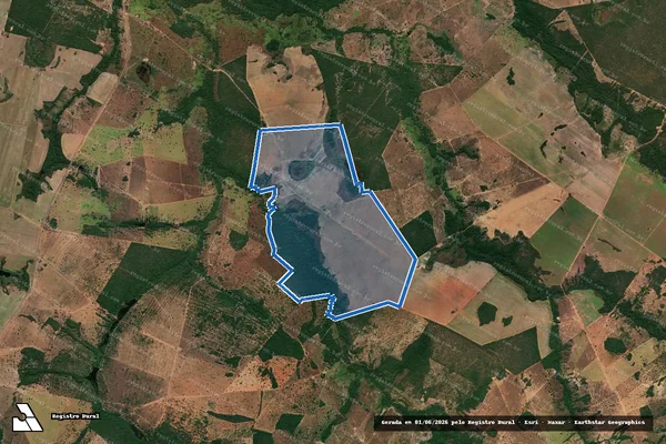 Imagem de satélite de FAZENDA CAMPO FORMOSO - Parcela 1 em Bonópolis - GO