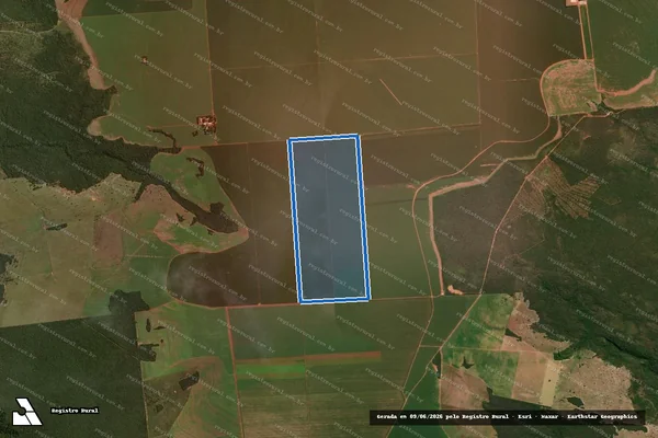Imagem de satélite de FAZENDA PINDORAMA - Parte 1 em Sonora - MS