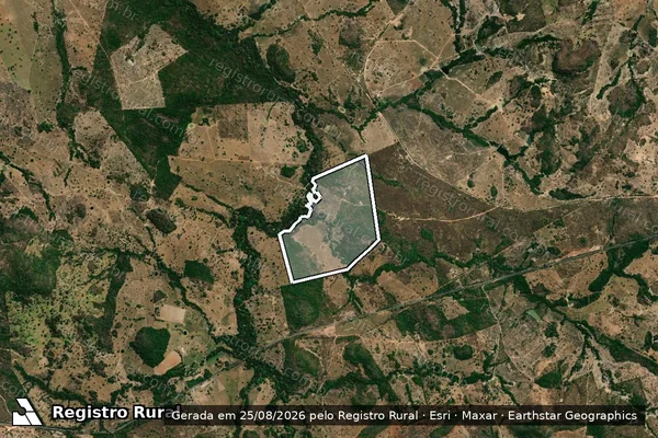 Imagem de satélite de FAZENDA SANTA IZABEL - QUINHÃO Nº 04 - Parte 1 em Goiás - GO