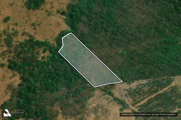 Imagem de satélite de FAZENDA SÃO GERMANO - Gleba 03-A em Hidrolândia - GO