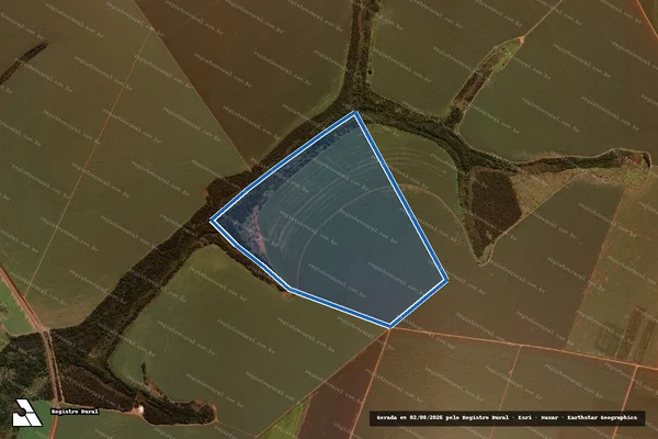 Imagem de satélite de Fazenda Santa Mônica - 38519 em Rondonópolis - MT