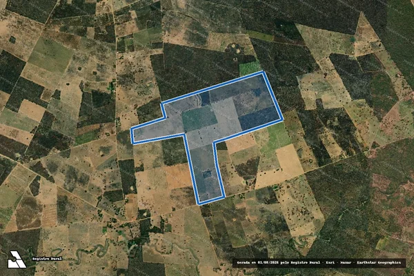 Imagem de satélite de FAZENDA SANTA HELENA - FAZENDA SANTA HELENA em Serra Dourada - BA