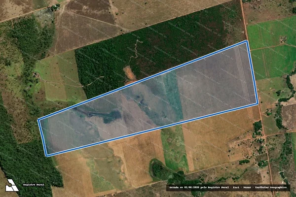 Imagem de satélite de Lote ? 622, P. A. Confresa Roncador  - Lote ? 622 em Confresa - MT