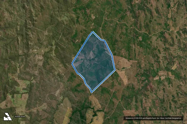 Imagem de satélite de FAZENDA TITARA I E II / FAZENDA TITARA I E II em São Valério - TO