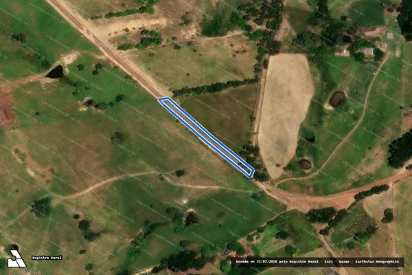 Imagem de satélite de FAZENDA FARTURA - PARCELA 03 ESTRADA em Rosário do Ivaí - PR