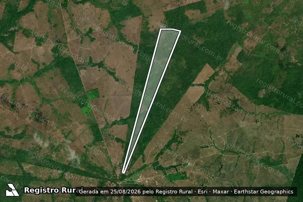 Imagem de satélite de SITIO MAGALHÃES - SÍTIO MAGALHÃES em Pedro do Rosário - MA