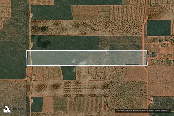 Imagem de satélite de LOTE 50 ? VPA - Parte 1 em Serra do Mel - RN