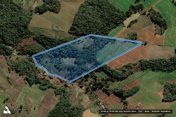 Imagem de satélite de Lote 02-P.A. CONTESTADO - GLEBA A em Fraiburgo - SC