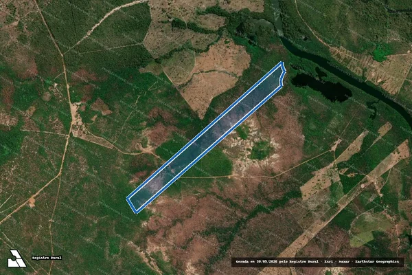 Imagem de satélite de Fazenda São Judas Tadeu / Gleba B em Barra do Ouro - TO