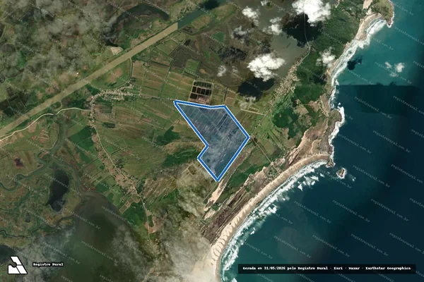 Imagem de satélite de CAMPOS VERDES - Parte 1 em Laguna - SC