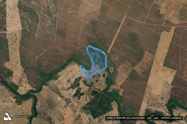 Imagem de satélite de Lote nº 04; P.A. Rio Corrente / Lote nº 04; P.A. Rio Corrente em Alvorada do Norte - GO