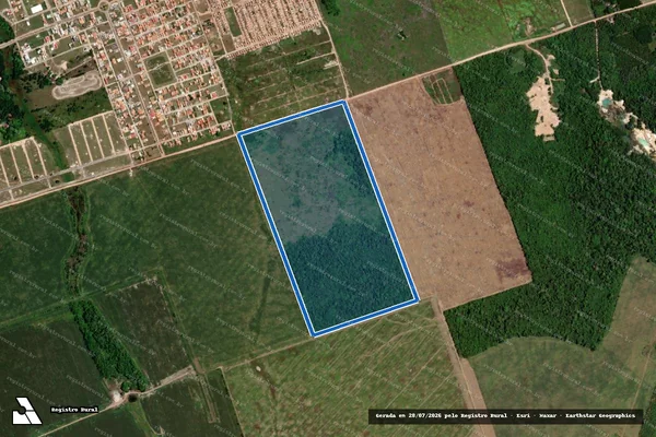 Imagem de satélite de LOTE N 15 DA GLEBA 11 em Tailândia - PA