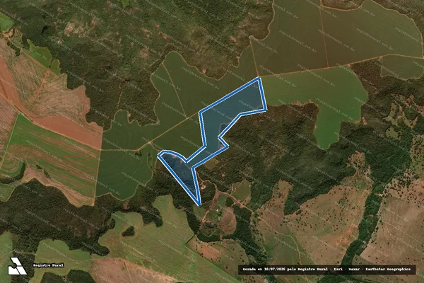 Imagem de satélite de Fazenda Cabeceira Bonita - Área I - Área I em Pedra Preta - MT