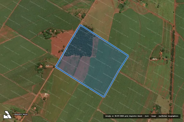 Imagem de satélite de Assentamento Estadual Monte Alegre Gleba 01 PA0015S04Q00L012 - PA0015S04Q00L012 em Motuca - SP