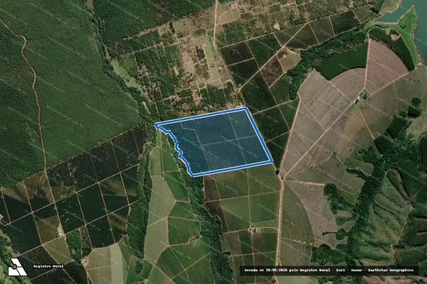Imagem de satélite de Fazenda Manacá - Fazenda Manacá em Paranapanema - SP