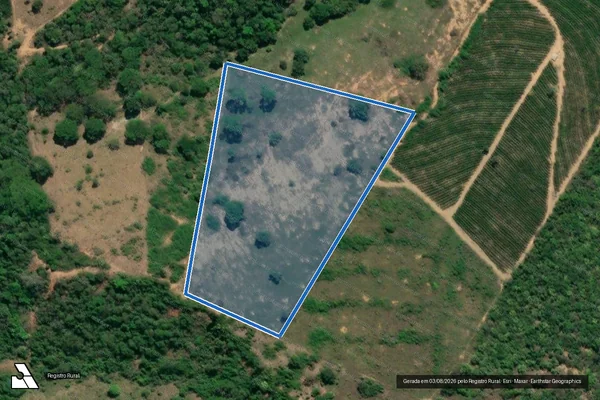 Imagem de satélite de Sítio Rancho Fundo - Parte 1 em Santa Rita do Itueto - MG