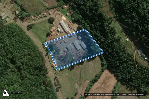 Imagem de satélite de GRANJA SANTA RITA - GRANJA SANTA RITA - GLEBA B em Passos Maia - SC