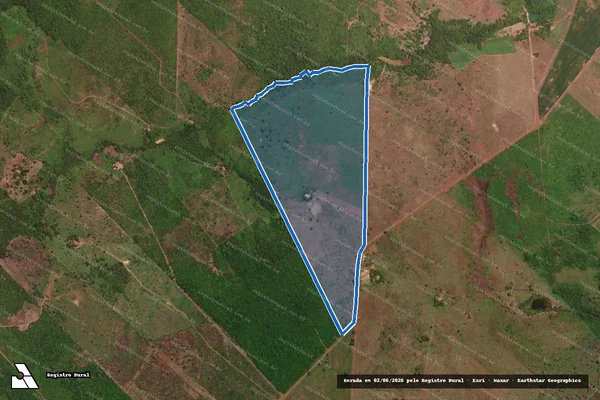 Imagem de satélite de P.A P.JOSIMO TAVARES_LOTE 488_SETOR VOO DA SORTE - Parte 1 em Conceição do Araguaia - PA