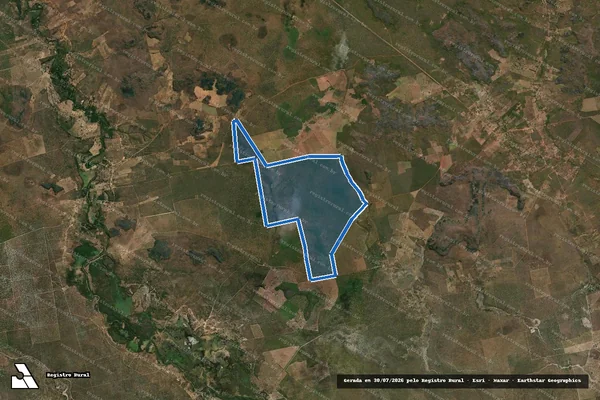 Imagem de satélite de FAZENDA PANDEIROS - Parte 1 em Januária - MG