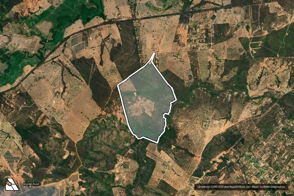 Imagem de satélite de FAZENDA MONTES CLAROS - Parte 1 em Montes Claros - MG