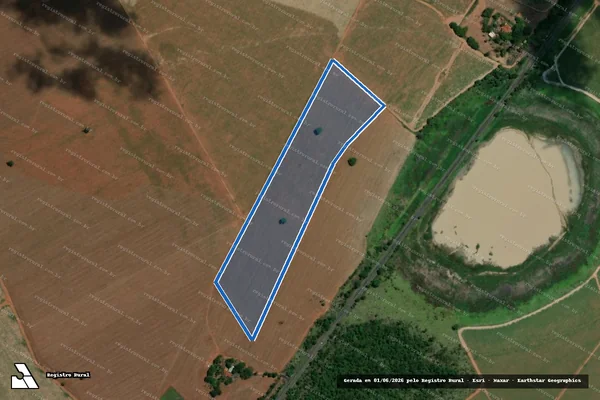 Imagem de satélite de Fazenda São José do Fecho - Parcela 1 em Fronteira - MG