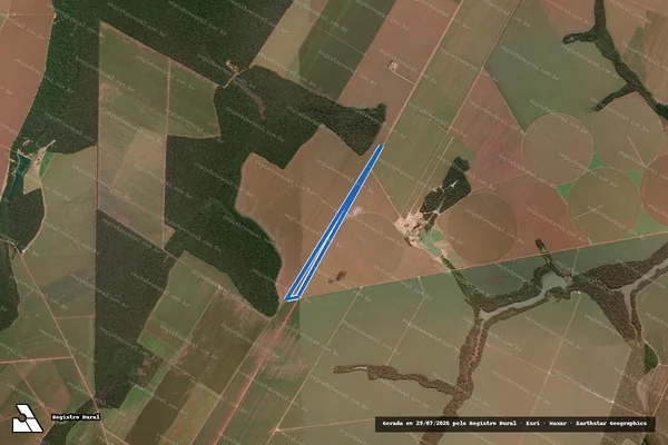 Imagem de satélite de FAZENDA SÃO MIGUEL - Parte 1 em Porto dos Gaúchos - MT