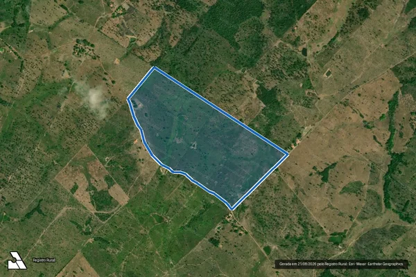 Imagem de satélite de Fazenda Pedro Lustoza - Parcela 1 em São Luís Gonzaga do Maranhão - MA