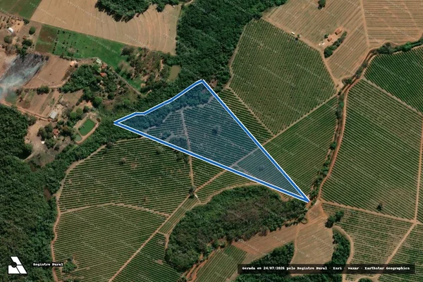 Imagem de satélite de Fazenda Pameiras - Gleba 1A - Parcela 1 em Casa Branca - SP