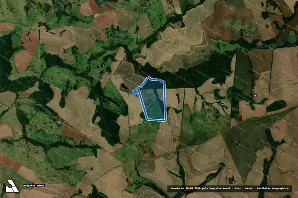 Imagem de satélite de FAZENDA SAGRADA FAMILIA - FAZENDA SAGRADA FAMILIA ? GLEBA 02 em Campina da Lagoa - PR
