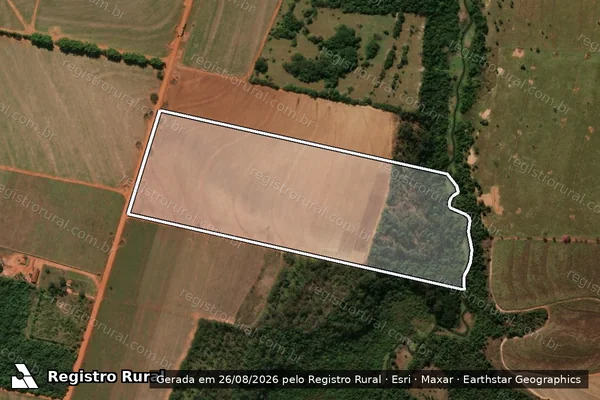 Imagem de satélite de Fazenda Vitória (Lote 41) - Parcela 2 - Parcela 1 em Nova Londrina - PR